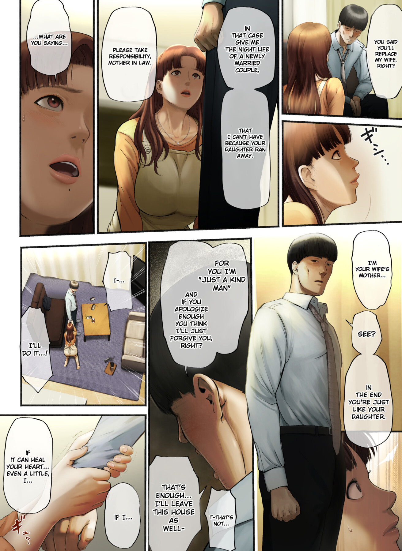 Hentai Manga Comic-My Wife Left Me Because I was -Read-13